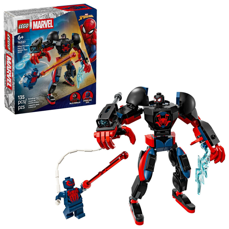 LEGO Marvel Miles Morales Mech Vs. Spider-Man 2099 - 76337, 135-pcs, Ages 6+ O7