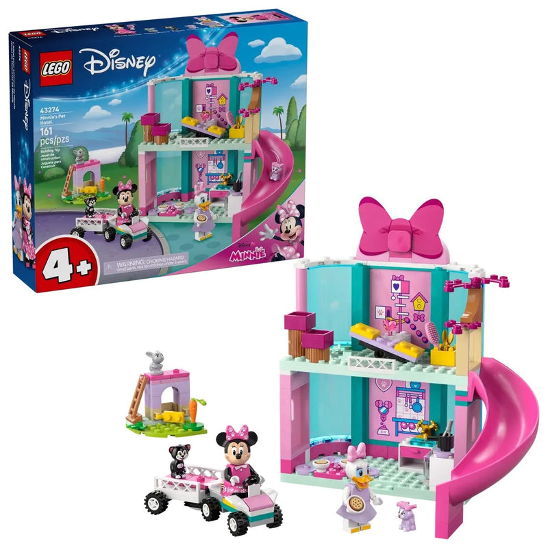 LEGO Mickey and Friends Minnie's Pet Hotel - 43274, 161-pcs, Ages 4+ M4