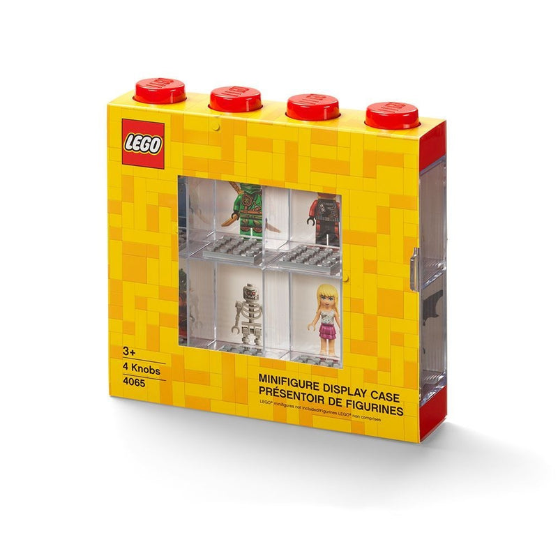 LEGO Minifigure 8-Figure Blue Display Case for Ages 5+ K2