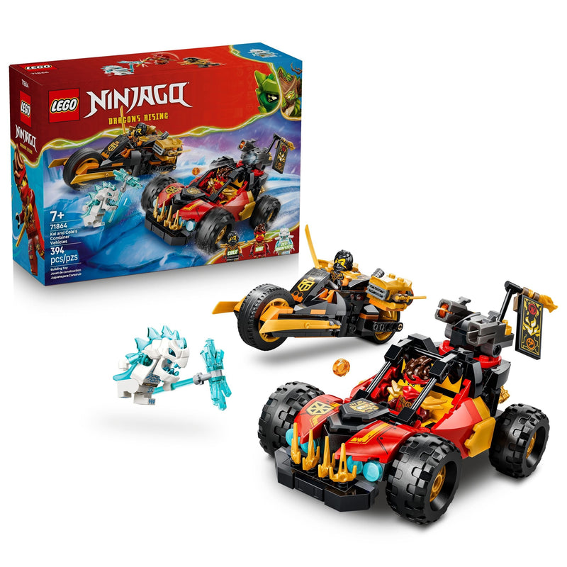LEGO Ninjago Kai and Cole's Combiner Vehicles 71864 H4