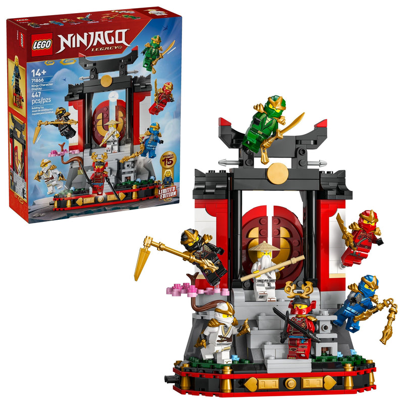 LEGO Ninjago Ninja Character Display 15th Anniversary - 71866, 447-pcs, Ages 14+ Y9