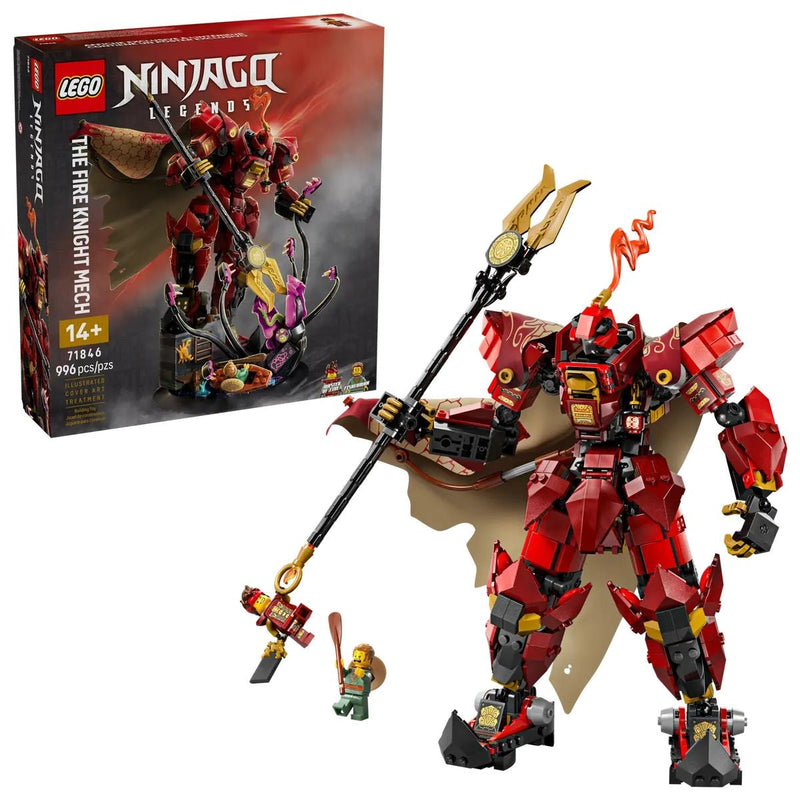 LEGO Ninjago The Fire Knight Mech - 71846, 996-pcs, Ages 14+ Z2