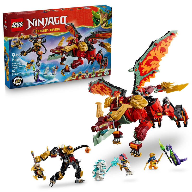 LEGO Ninjago Wyldfyre's Transforming Dragon Mech 71868 K0