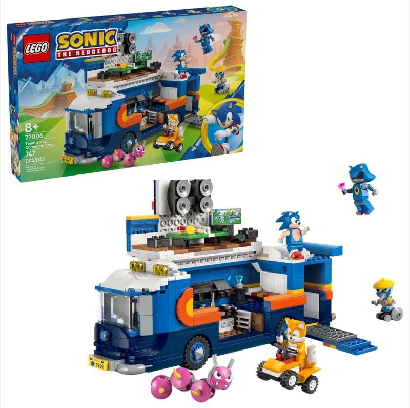 LEGO Sonic Team Sonic Command Truck - 77006, 747-pcs, Ages 8+ J6
