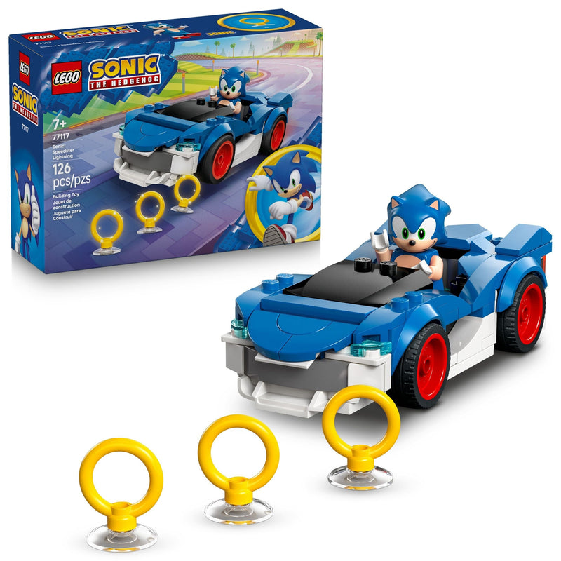 LEGO Sonic The Hedgehog Sonic: Speedster Lightning - 77117, 126-pcs, Ages 7+ Z5