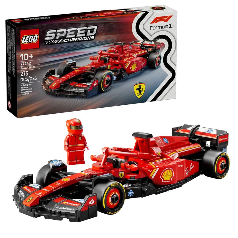 LEGO Speed Champions Ferrari SF-24 F1 Race Car - 77242, 275-pcs, Ages 10+ W1
