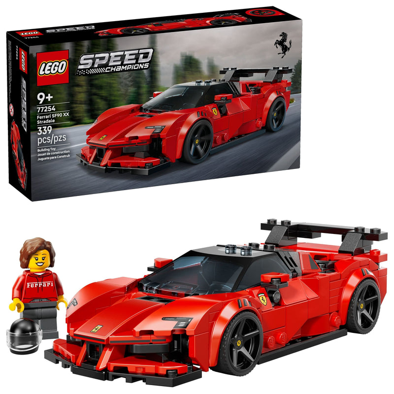 LEGO Speed Champions Ferrari SF90 XX Stradale Sports Car - 77254, 339-pcs, Ages 9+ E6