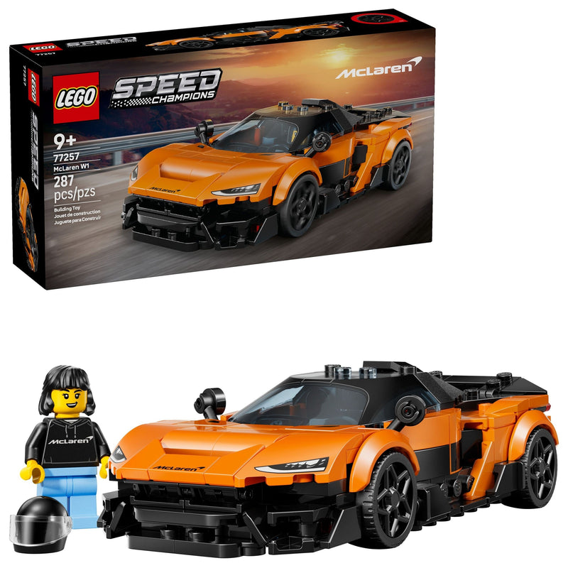 LEGO Speed Champions Mclaren W1 - The Real Supercar 77257, 287-pcs, Ages 9+ C6