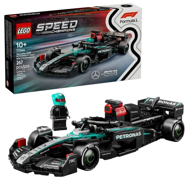 LEGO Speed Champions Mercedes-AMG W15 F1 Race Car - 77244, 267-pcs, Ages 10+ T3