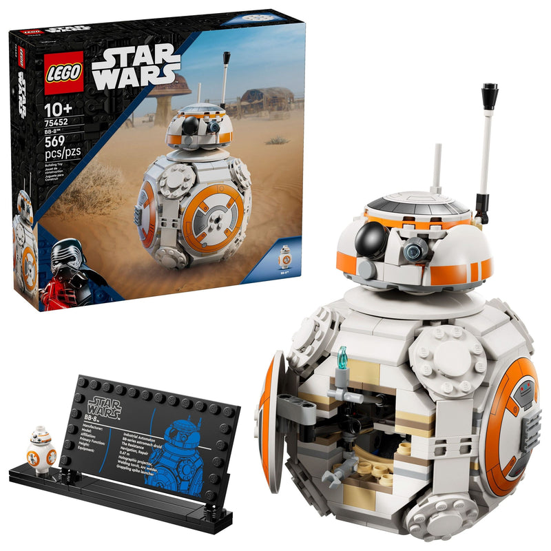 LEGO Star Wars BB-8 Astromech Droid Toy Building Set - 75452, 569-pcs, Ages 10+ L4