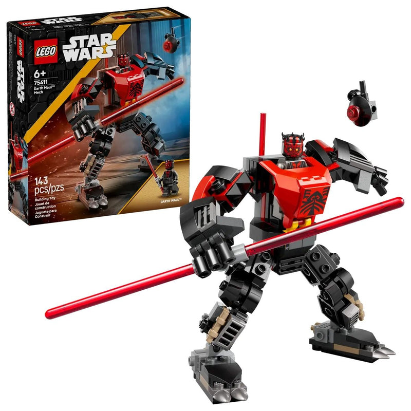 LEGO Star Wars Darth Maul Mech - 75411, 143-pcs, Ages 6+ W1