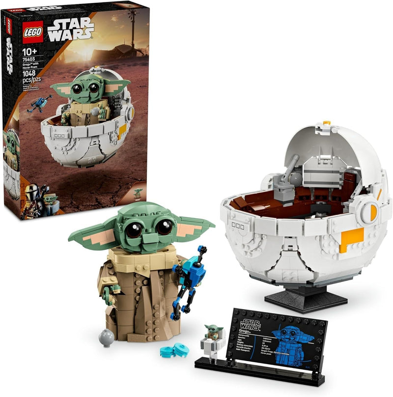 LEGO Star Wars Grogu with Hover Pram - 75403, 1048-pcs, Ages 10+ A5