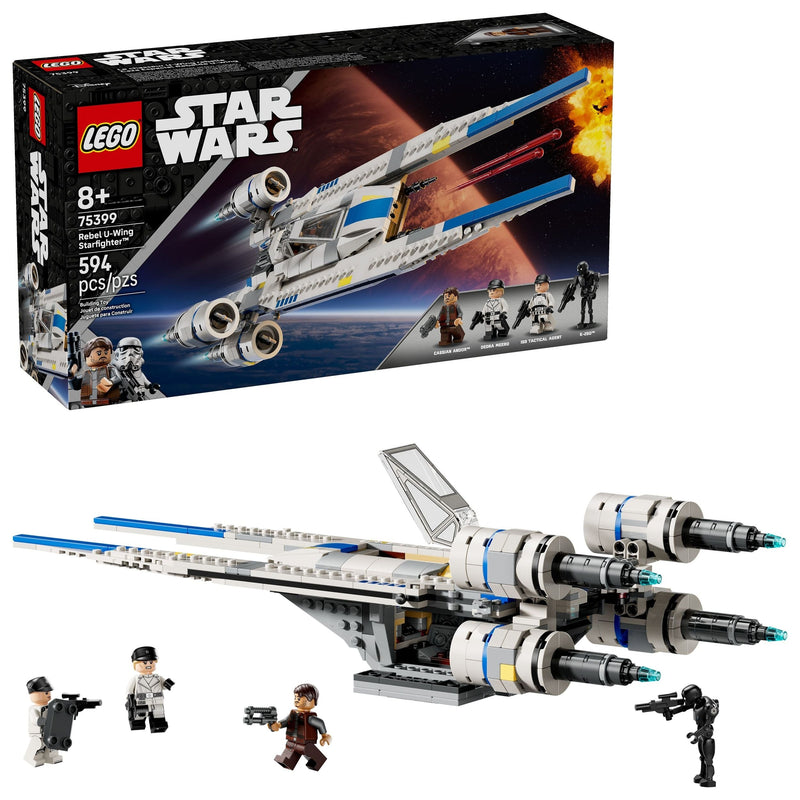 LEGO Star Wars Rebel U-Wing Starfighter - 75399, 594-pcs, Ages 8+ V4