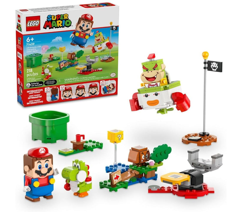 LEGO Super Mario Adventures with Interactive LEGO Mario Playset - 71439, 218-pcs, Ages 6+ S3