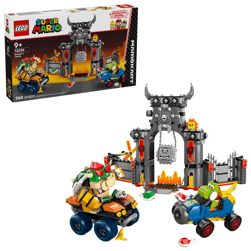 LEGO Super Mario Mario Kart – Bowser's Castle - 72039, 1068-pcs, Ages 9+ U9