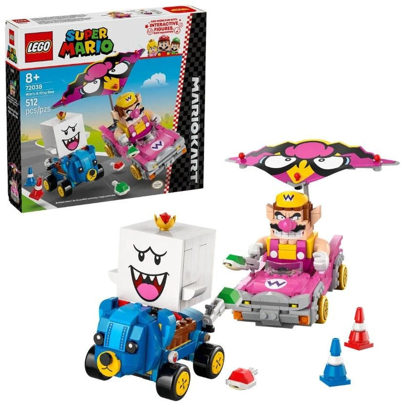LEGO Super Mario Mario Kart – Wario & King Boo - 72038, 512-pcs, Ages 8+ W3