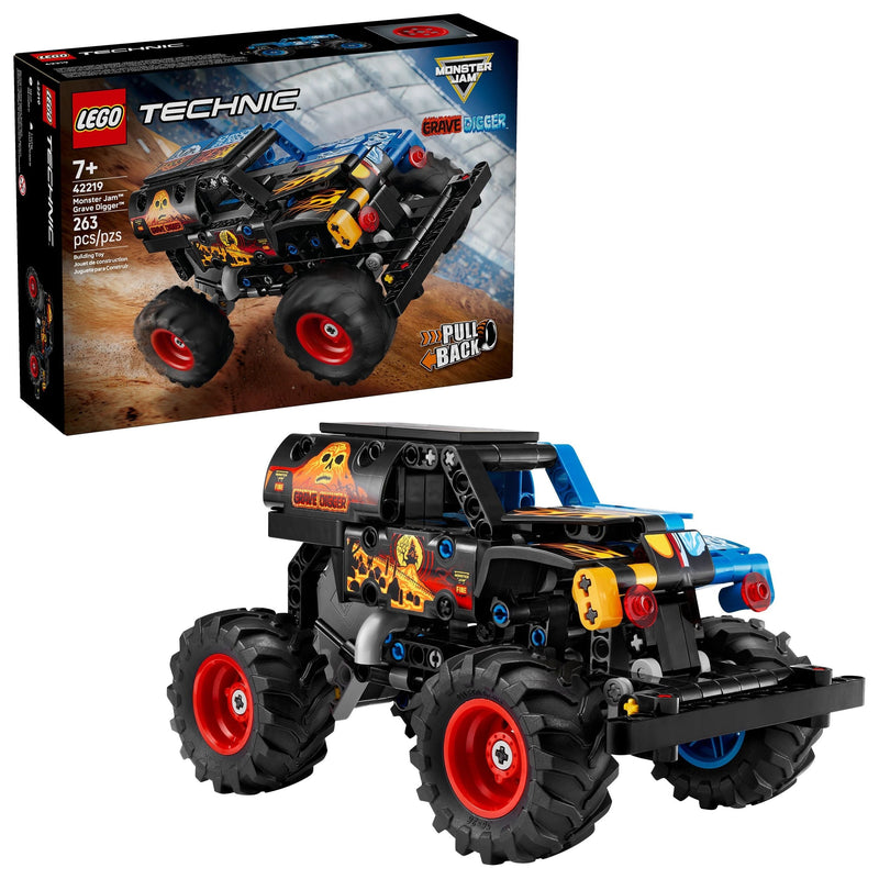 LEGO Technic Monster Jam Grave Digger Fire & Ice - 42219, 263-pcs, Ages 7+ V5
