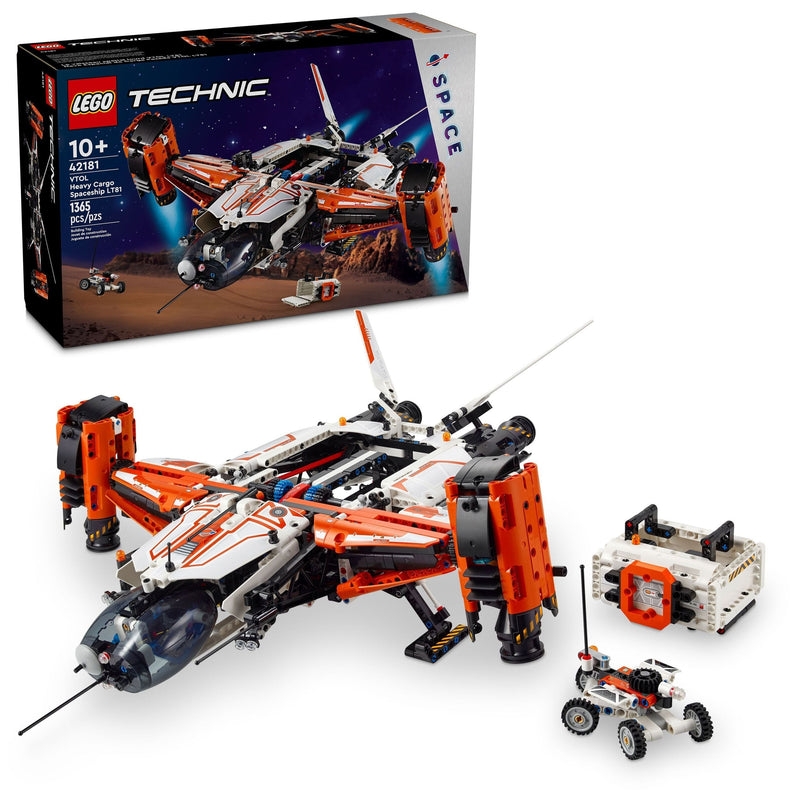 LEGO Technic VTOL Heavy Cargo Spaceship LT81 - 42181, 1365-pcs, Ages 10+ K2