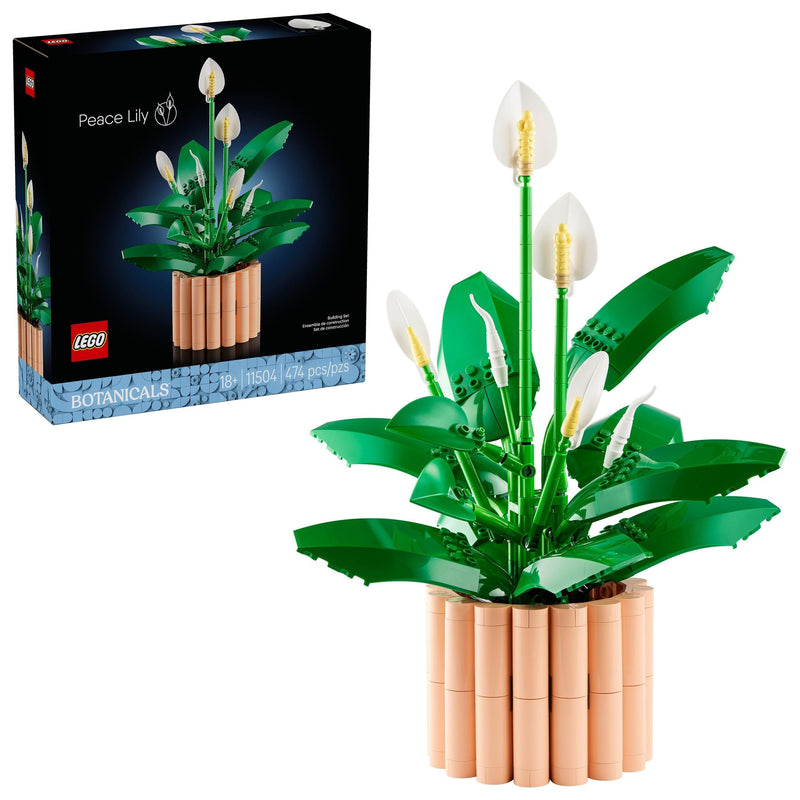 LEGO The Botanical Collection Peace Lily Flower Building Set - 11504, 474-pcs, Ages 18+ L1