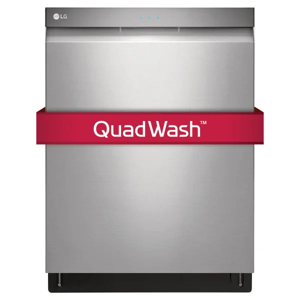 LG 24 in. Stainless-steel Built-in Top Control Dishwasher with Adjustable Third-level Rack D3