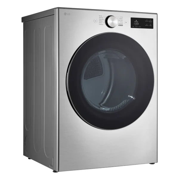 LG 27 in. 7.4 cu ft. Graphite Steel Electric Dryer with AI Sensor Dry S2