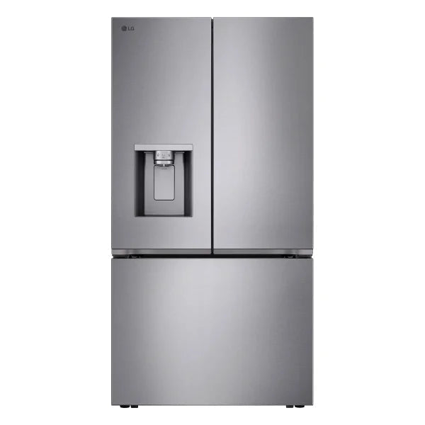 LG 36 in. 24 cu ft. Prime Silver Counter Depth MAX French Door Refrigerator with Ice and Water Dispenser E1