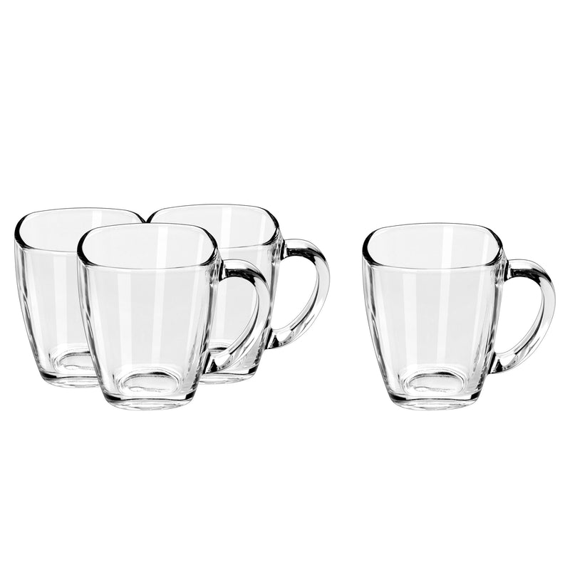 Libbey Square Mug Set, Clear, 4-pc A9