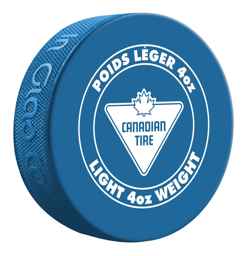 Lightweight Hockey Puck, Blue, 4-oz U4