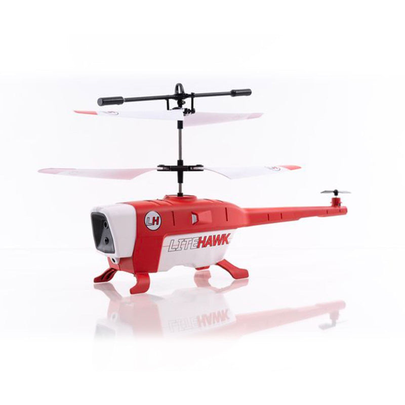 Litehawk Bravo 3-Channel Remote Controlled Front Avoidance Toy Helicopter for Ages 8+ I8