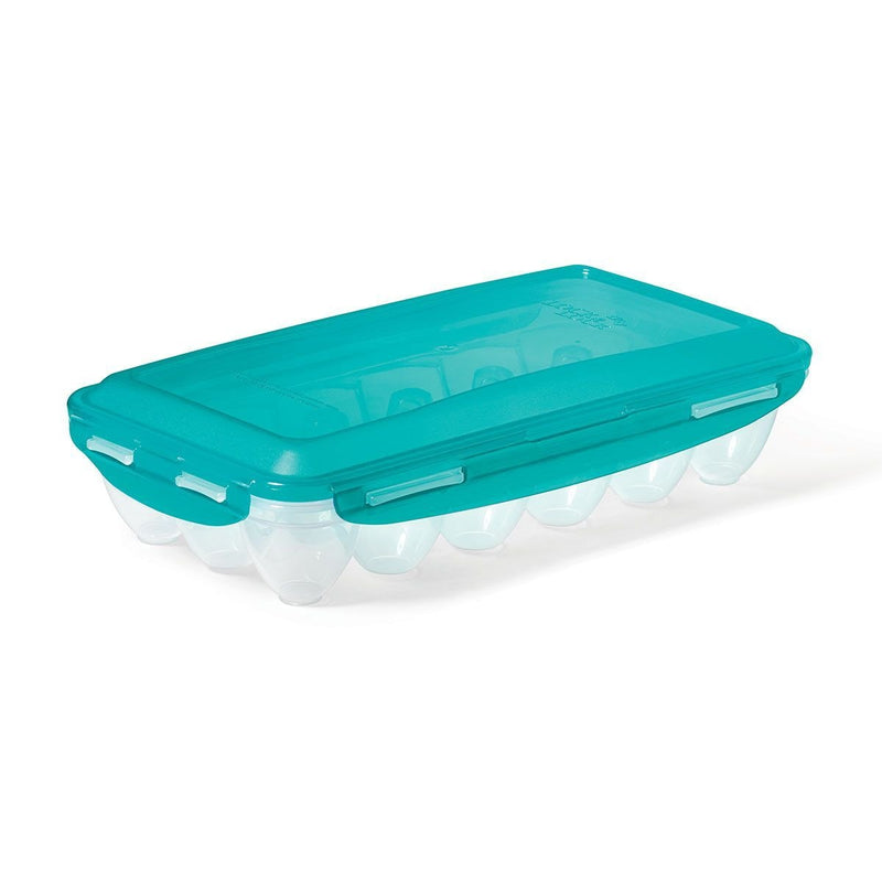 LockNLock by Starfrit BPA Free Plastic 18-Egg Holder with Airtight Clip Lid Q7