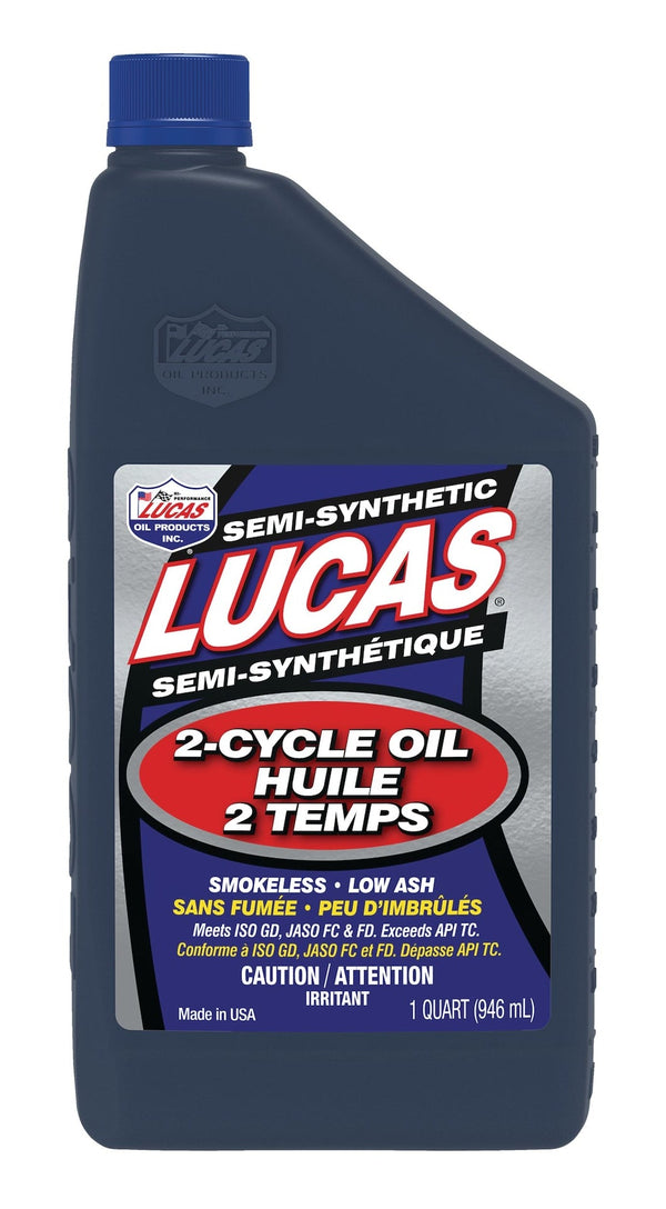 Lucas Oil 2-Stroke Semi-Synthetic Oil, 946-mL O9