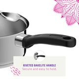 Maharaja 1.5qt Stainless Steel Milk Pan 16cm