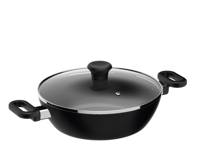 Maharaja 3.4qt Non-Stick Karahi with lid 26cm 10.25in P1