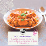 Maharaja 3.4qt Non-Stick Karahi with lid 26cm 10.25in