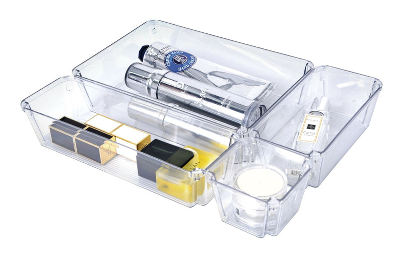 Maison Kleen Clear Organization Bin Set, 25-pc A4