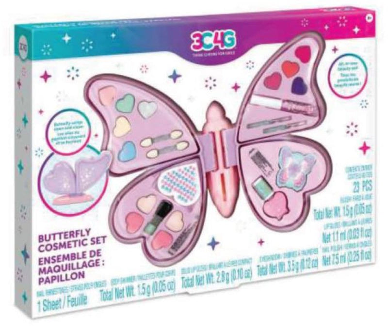 Make It Real All-in-One Butterfly Cosmetic Case for Ages 8+ G6