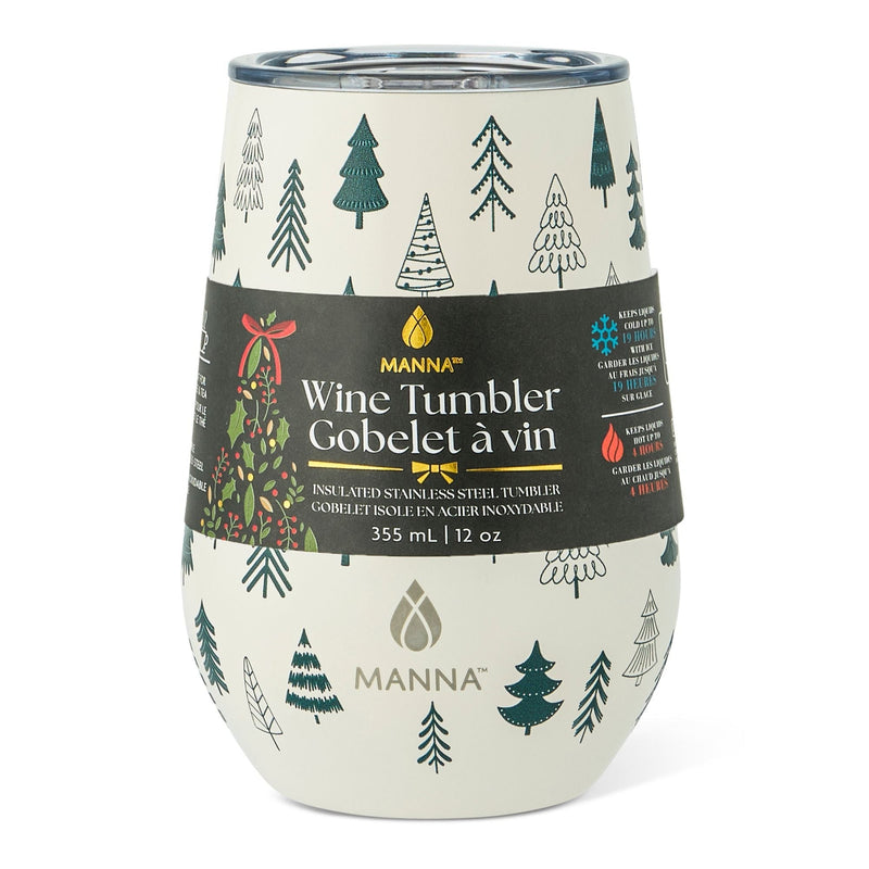 Manna 354-mL Insulated Wine Tumblers, 2-pk, Various Designs Q7