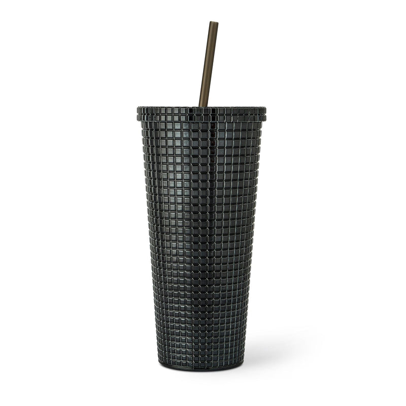 Manna 710-mL BPA-Free Iridescent Studded Textured Tumbler D0