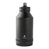 Manna Push Stainless Steel Water Bottle, 64-oz, Various Colours, with Handle