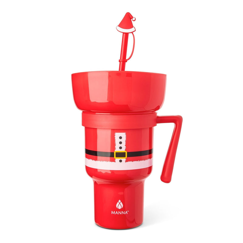 Manna Stadium 946-mL Travel Tumbler with Santa Design Q3