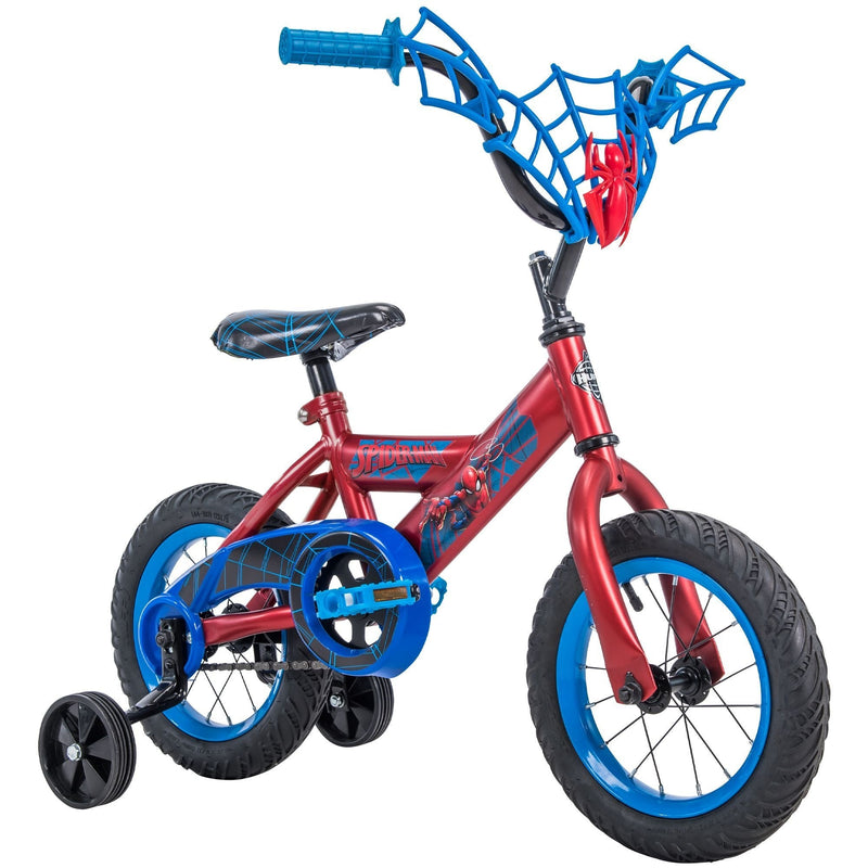 Marvel Spider-Man Kids' Bike 12-in Wheel, Red/Blue E7
