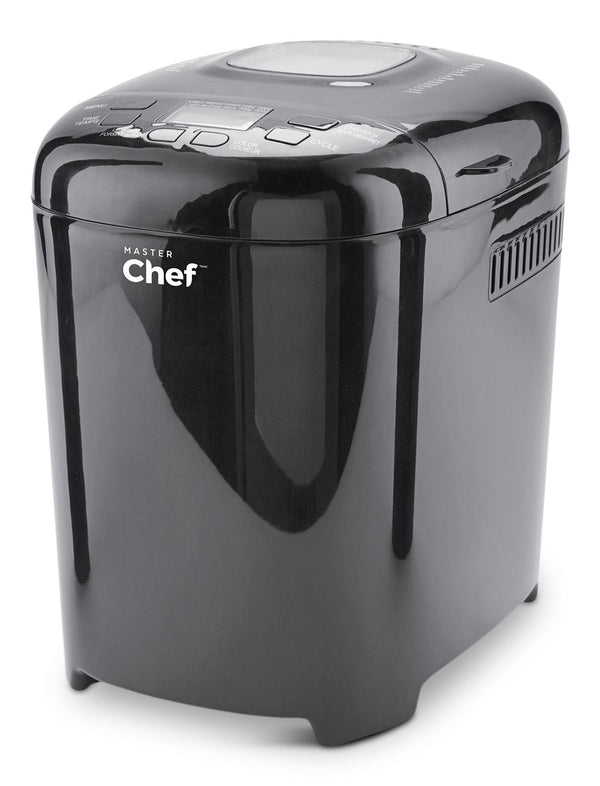 MASTER Chef Bread Maker with 12 Digital Functions, Black, 2lb J0