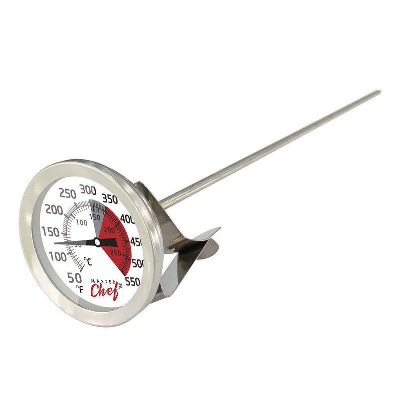 MASTER Chef Deep Fry Food Thermometer for Outdoor Fryers/Cookers/Woks, 12-in R6