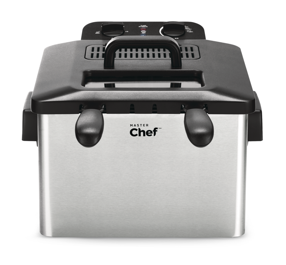 MASTER Chef Deep Fryer with 2 Basket Capacity, Stainless Steel, 4.5-L