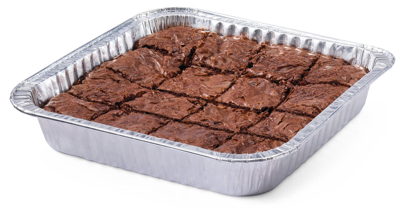 Master Chef Disposable Square Cake Pan with Lid, 9-in, 3-pk L8
