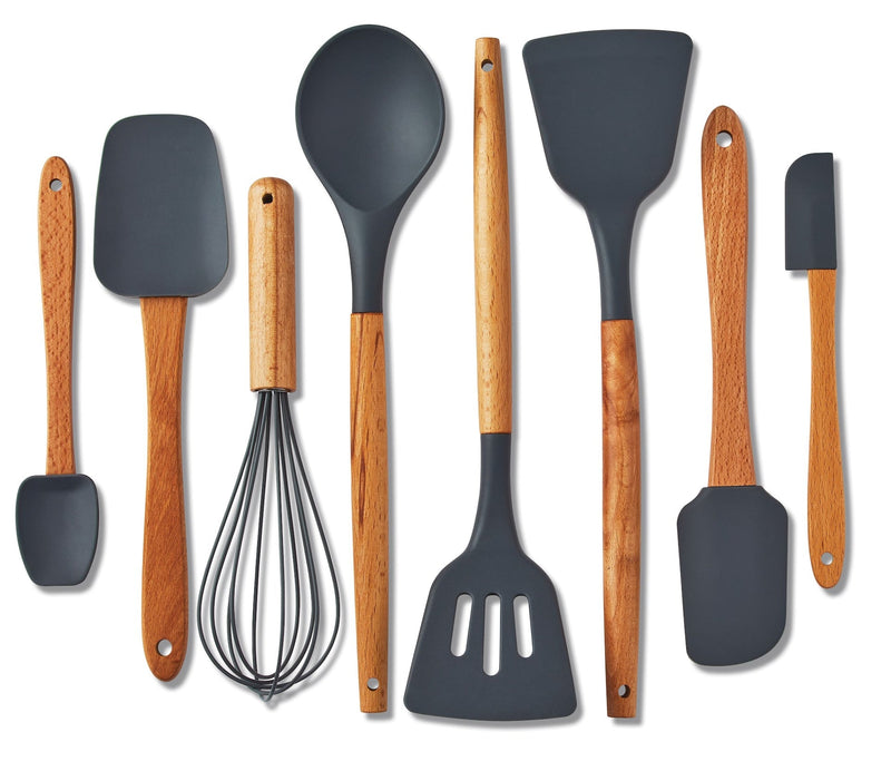 Master Chef Heat-Resistant Beechwood Cookware Set, 8-pc J2