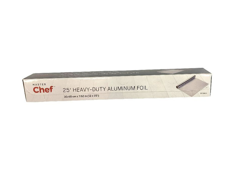 Master Chef Heavy Duty Aluminium Foil Roll, 12-in x 25-ft D1