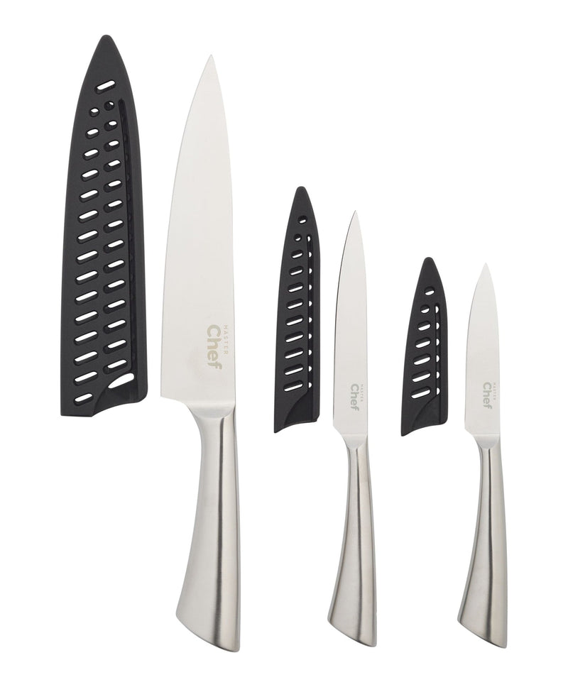 Master Chef Knife Set with Hollow Stainless Steel Handle, 3-pc M6