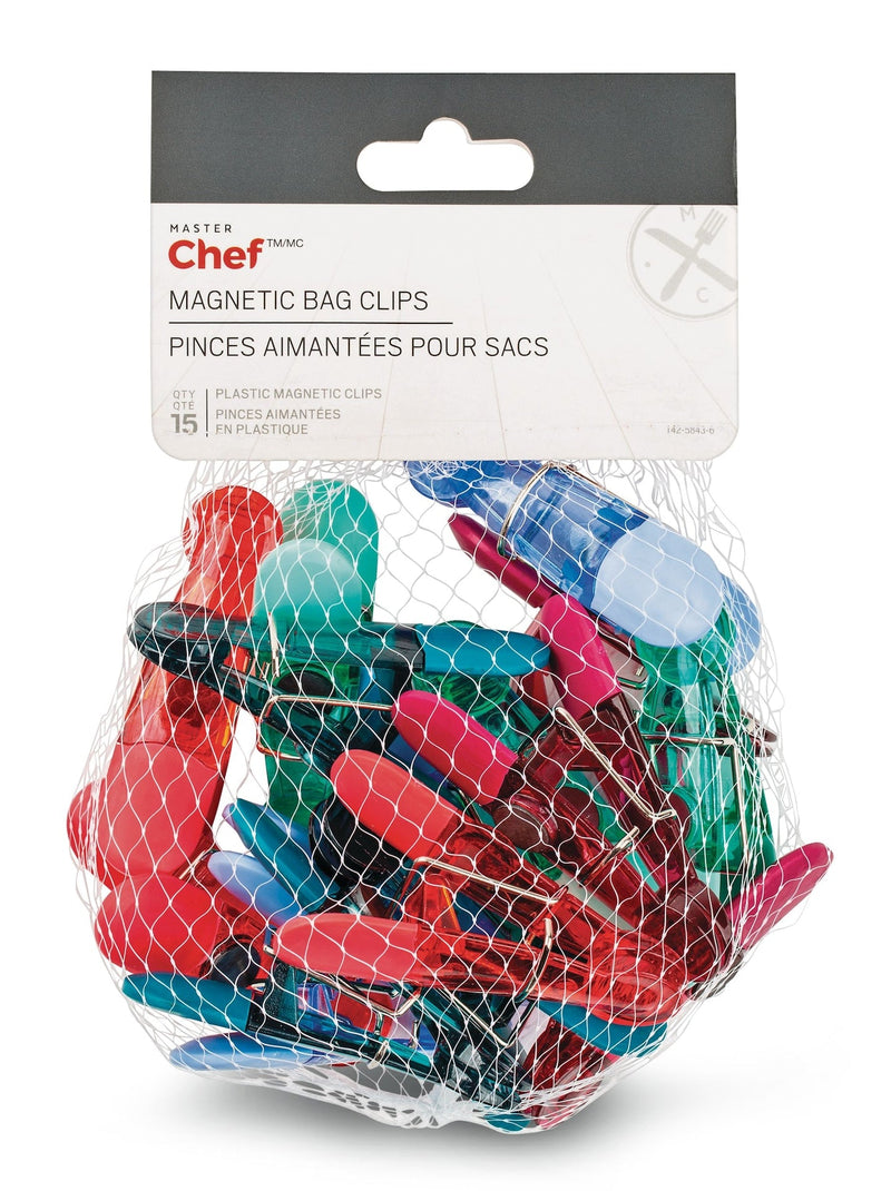 MASTER Chef Magnetic Bag Clips, 15-pk C6