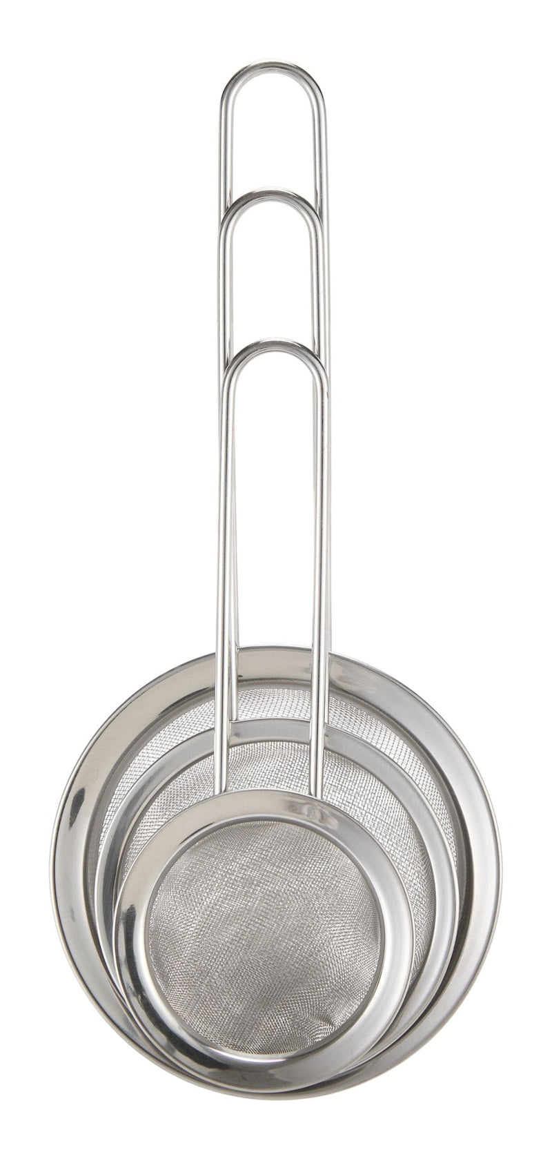 Master Chef Miniature Stainless Steel Strainers, 3-pc G1
